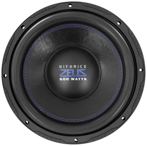 Hifonics ZXE12S4 Auto-Subwoofer 600W 4Ω - Car-HiFi-Lautsprecher mit handgeschöpften Papiermembranen für exzellenten Klang und extrem hohen Wirkungsgrad von 92 dB.