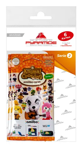 amiibo Animal Crossing - Serie 2 - 2x 3 Karten (NEU & OVP!)