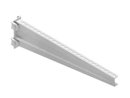 Niedax KTTS 400 Ausleger - Steckdosen- & Schalterteile, robuster Klemmausleger aus feuerverzinktem Stahl mit einer maximalen Arbeitslast von 5000 N, ideal für Kabelträgersysteme von 50 bis 400 mm.