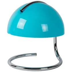 Lucide Tischleuchte Cato, Blau, Glas, 23.5x25x23.5 cm, RoHS, Reach, Schnurschalter, Lampen & Leuchten, Innenbeleuchtung, Tischlampen, Tischlampen