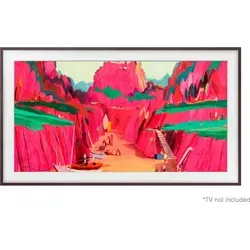 Samsung 65" Modern Rahmen für The Frame & The Frame Pro in Braun - The Frame-Rahmen: Verwandeln Sie Ihren Fernseher in ein Kunstwerk mit austauschbaren Blenden für individuellen Stil und einfache Montage ohne Werkzeuge.