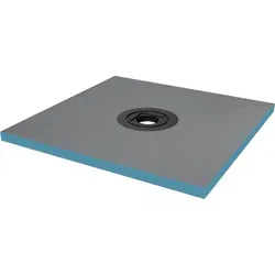 doporro Duschelement Befliesbar 90x90cm - Duschboard mit gefälle und waagerechter Ablaufrinne, Zuschneidbar, für eine einfache Montage im Badezimmer – Hochgeschwindigkeits-Durchfluss von 35 L/min für optimalen Wasserabfluss.