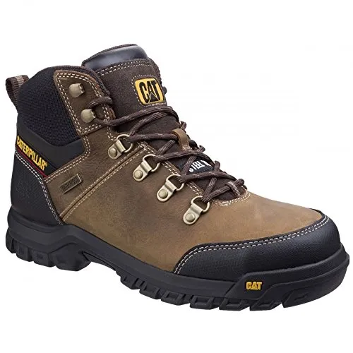 CAT Footwear Herren Framework St S3 Sicherheitsstiefel, Seal Brown, 44 EU - Herren Industrie & Handwerk Stiefel, wasserabweisend und mit Stahl-Schutzkappe, ideal für extreme Bedingungen dank hitze- und rutschhemmender Gummisohle.