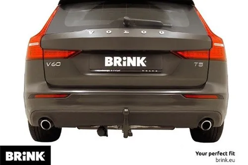 BRINK manuell schwenkbare Anhängerkupplung für VOLVO V60 II - Kugelköpfe mit einer Anhängelast von 2000 kg und manuell schwenkbarem Kugelkopf für optimale Flexibilität und Sicherheit.