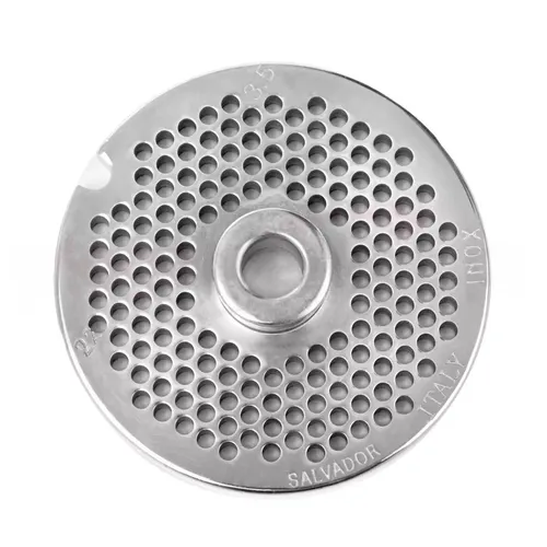 SIEB 3,5MM HR-22 für Mega-M Fleischwolf - Hochwertiges Sieb für Mega-M Fleischwolf, aus robustem Edelstahl, korrosionsbeständig und leicht zu reinigen. Ideal für Gastronomiebetriebe zum Mahlen von Fleisch, Gemüse und mehr.