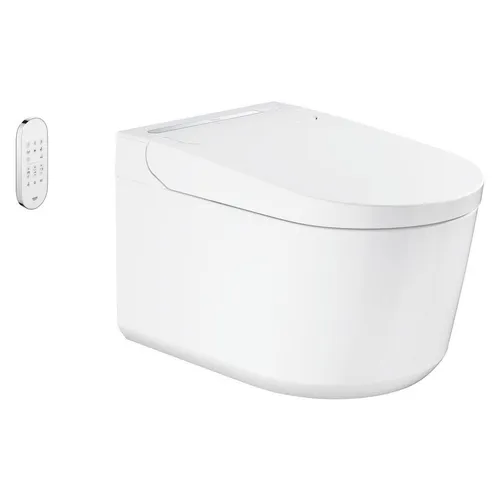 GROHE Dusch-WC Komplettanlage Sensia Pro 36508 - Sanitäranlagen & Zubehör mit antibakterieller Glasur und unbegrenzter Warmwasserversorgung, ideal für höchsten Hygieneanspruch und Komfort.