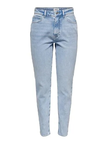 Only Emily Stretch High Waist Straight Fit Jeans für Damen - Stilvolle Jeans mit hoher Taille und komfortablem Stretch-Denim. Ideal für lässige Outfits und perfekten Sitz.