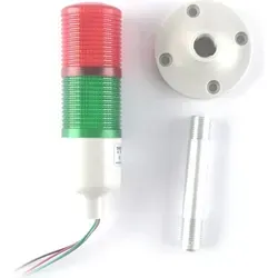 Signalampel - Rot / Grün, mit Alarm - 12V (LED)