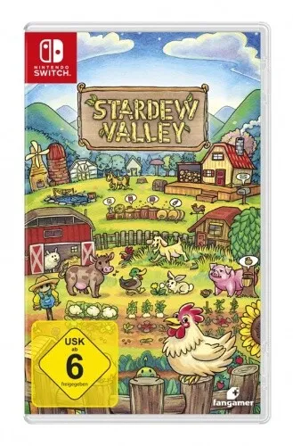 Stardew Valley - Switch [EU Version] - Spiele für Nintendo Switch: Erlebe die Rückkehr zur Landwirtschaft und verwandle die alte Farm in Stardew Valley in ein blühendes Paradies. Interagiere mit über 30 Charakteren und entdecke spannende Abenteuer!
