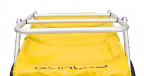 Burley Nomad Cargo Rack (BU4329601) - Fahrradanhänger mit robustem Cargo Rack für zusätzlichen Stauraum, ideal für lange Touren und Abenteuer.