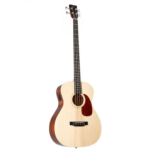 Sigma Guitars BME+ Akustik Bass - Bassgitarren mit massiver Sitka Fichtendecke, ideal für Bühne und Studio, sorgt für kräftigen Sound und natürliche Klangwiedergabe dank integriertem Tonabnehmersystem.