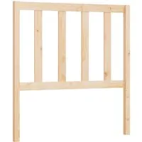 vidaXL Kopfteil 96x4x100 cm aus massivem Kiefernholz - Klassisches Bett-Headboard, stilvolles Design und hervorragende Rückenstütze für gemütliche Lesestunden im Bett. Hergestellt aus hochwertigem, unbehandeltem Kiefernholz.