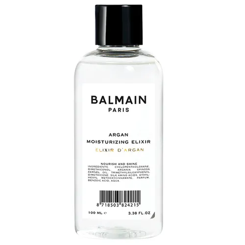Balmain Hair Couture Argan Moisturizing Elixir Haaröl 100 ml - Haaröl für geschmeidiges, glänzendes Haar. Verjüngt mit Bio-Arganöl, spendet Feuchtigkeit und reduziert Spliss. Ideal für trockenes, geschädigtes Haar.