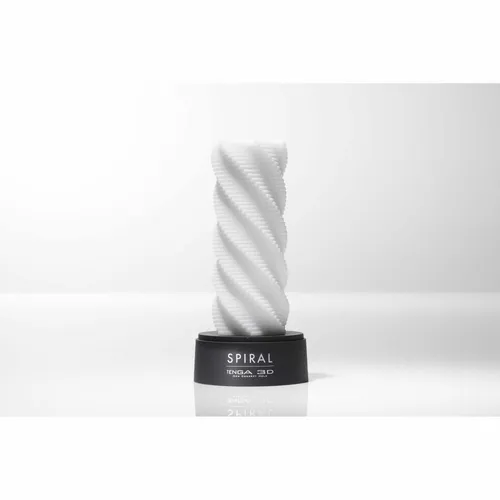 Tenga 3D - Spiral - Sexspielzeug mit spiraliger Form für sanften und festen Genuss. Hergestellt aus antibakteriellem Elastomer, wiederverwendbar und inklusive Gleitmittel.