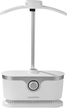 CLEANmaxx Bügler 1800W silber weiß - Hemden- und Blusenbügler, schnell knitterfrei und schonend trocknend in Minuten