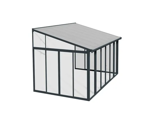 Palram - Canopia Aluminium Kaltwintergarten Sanremo Anthrazit 277x435x310 cm