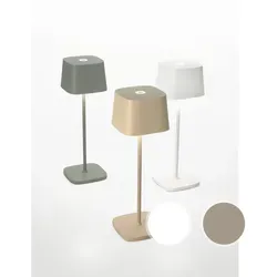 Zafferano Poldina XXL Lampe - Kabellose Stehlampe mit Touch Control - Standleuchten & Deckenfluter - Wiederaufladbare Stehlampe mit dimmbarer Lichtfarbe (2700-3000 K), ideal für Innen- und Außenbereich, schickes Design und hohe Energieeffizienz.