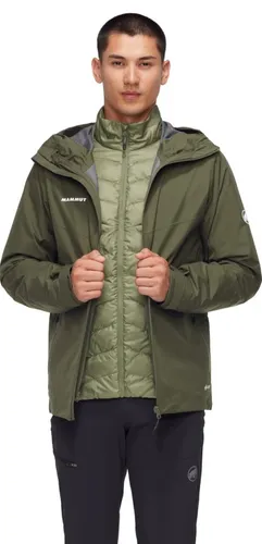Mammut Convey 3 in 1 Hardshell Hooded Jacket Men - Doppeljacke für Herren, kombiniert optimalen Wetterschutz mit einem leichten, packbaren Design. Ideal für Wandern und Alltag, mit 28.000 mm Wassersäule und verstellbarer Kapuze.