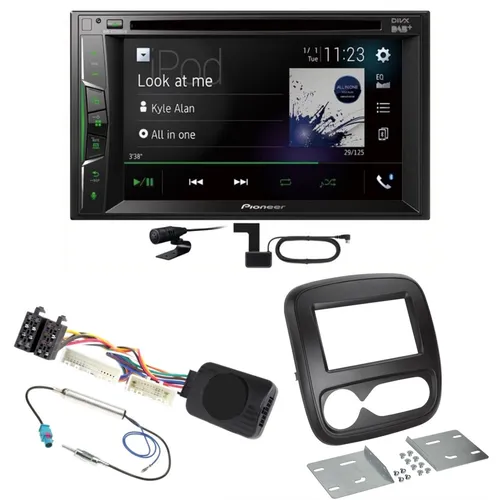Pioneer AVH-A3200DAB Autoradio mit Bluetooth für Fiat Talento - Autoradio mit DAB+ und Bluetooth, bietet hochwertige Klangqualität und Freisprecheinrichtung für sicheres Fahren.