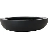 VIVANNO Pflanzschale Blumenschale Fiberglas Anthrazit - Garten-Zubehör: Elegante, flache Pflanzschale aus robustem Fiberglas, ideal für kreative Deko und Pflanzenarrangements. Vielseitig für Innen- und Außenbereich einsetzbar.
