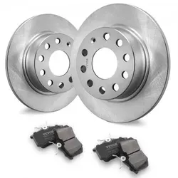 VEVOR Bremsensatz Hinterachse 253x51,3mm - Bremsenkomplettsätze mit individueller Passform und staubarmen Bremsbelägen für verbesserte Bremsleistung und langlebige Nutzung, ideal für Audi A3, VW Golf und mehr.