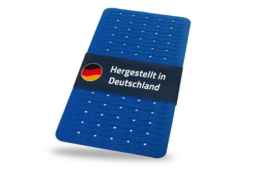 Ridder Playa Badewannen Einlage Anti Rutsch Matte 38x80cm - Anti-Rutsch Matte aus 100% Kautschuk, LGA geprüft, sicher und hautsympathisch, ideal für ein komfortables Badeerlebnis.