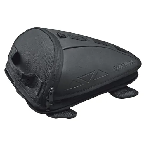 Held Tenda 2 Hecktasche - 6 L, Schwarz - Motorradkoffer mit wasserabweisendem Nylongewebe, erweiterbar und inklusive Schultertragegurt sowie Regenhaube für optimale Flexibilität unterwegs.