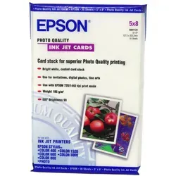 Epson Photo INK JET CARDS S041121 Fotopapier 127mm x 203.2mm 30 Blatt 188g/m2