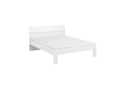 rauch BLUE Flexx Bett Alabama, 140 x 200 cm, Alpinweiß - Modernes Bett mit großzügiger Liegefläche und stilvollem Holzkopfteil. Hergestellt in Deutschland, ideal für jeden Schlafraum.