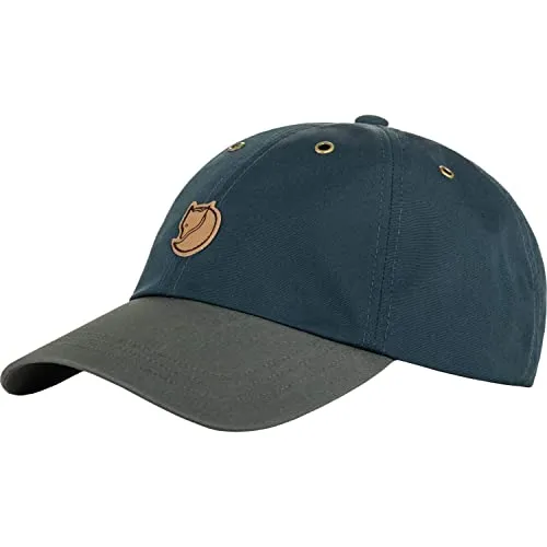 Fjällräven Herren Vidda Cap - Mountain Blue-Basalt, L/X - Hochwertige klassische Kappe mit Belüftungslöchern und einstellbarer Breite, perfekt für Outdoor-Aktivitäten.