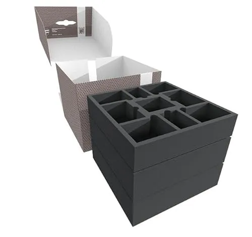 LBBG250P21 - Lagerbox für Arkham Horror (3. Edition) - Optimale Lagerbox für das Grundspiel und drei Erweiterungen von Arkham Horror. Mit mehreren Schaumstoffeinsätzen zur übersichtlichen Aufbewahrung von Karten und Spielmaterial. Ideal für den unkomplizierten Transport.