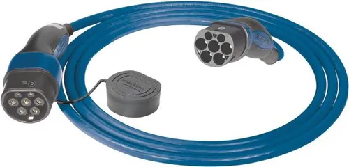 Mennekes 36247 Ladekabel Mode 3 Typ 2 32A 3PH 7,5m - Wallboxen – Robustes Ladekabel für Typ 2-Stecker, ideal für öffentliche Ladestationen und Wallboxen, mit 32A für schnelles Laden.