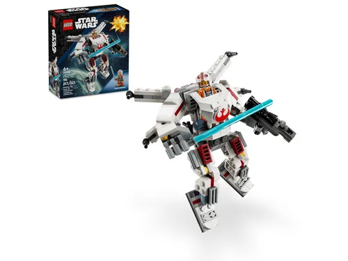LEGO Star Wars Luke Skywalkers X-Wing Mech (75390) - Bauspaß für kreative Jedi ab 6 Jahren, mit verstellbarem Raketenrucksack und aufklappbarem Cockpit