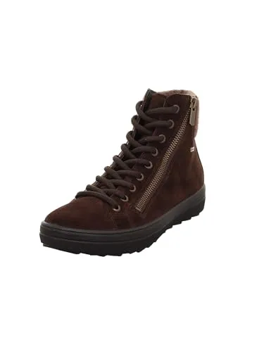Legero Damen MIRA Gore-Tex Stiefelette - Warm gefüttert, CIOK (BRAUN) 3420 - Wanderschuhe mit wasserdichter GORE-TEX Membran, seitlichem Reißverschluss und austauschbarer Innensohle für optimalen Komfort. Ideal für stilvolle Outdoor-Aktivitäten.