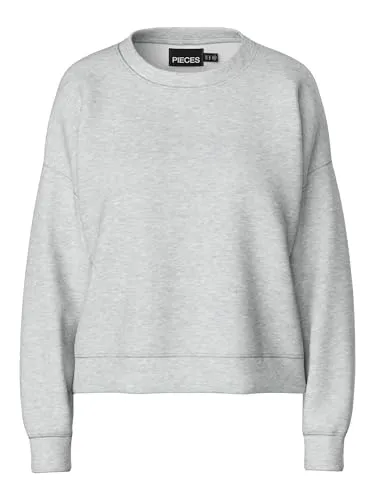 PIECES Pcchilli Ls Sweat Noos Bc - Sweatshirts für Damen mit lässiger Passform und wulstgenähten Abschlüssen für einen modernen Look.