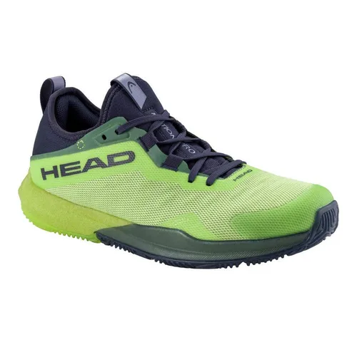 HEAD Men's Motion Pro Padel Schuhe, Lime/Navy, EU 44.5 - Wanderschuhe speziell für Padel: Optimaler Komfort und Stabilität mit DynaFoam-Zwischensohle für dynamische Dämpfung und hervorragenden Grip auf dem Platz.