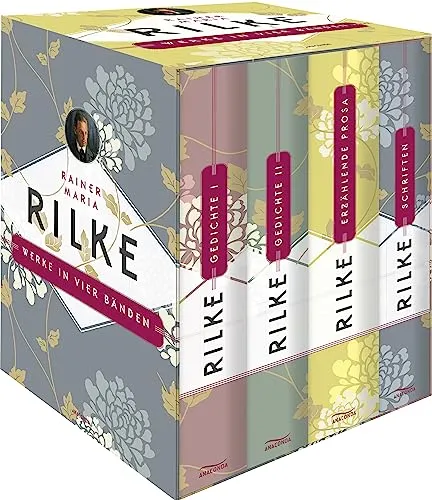 Rainer Maria Rilke, Werke in vier Bänden - Gedichte & Prosa - Hörbücher: Entdecken Sie die Meisterwerke von Rainer Maria Rilke in einem hochwertigen Schuber mit Gedichten und erzählender Prosa.