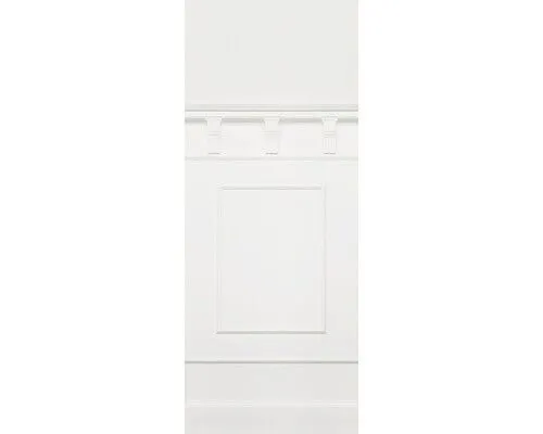 Fototapete Vlies 6018A-VD1 Panel Pure - Elegante Wandgestaltung - Vlies Fototapete in Weiß, ideal für jeden Raum wie Flur, Kinderzimmer oder Wohnzimmer. Bringt frischen Wind in Ihre Räume mit einfacher Anbringung.