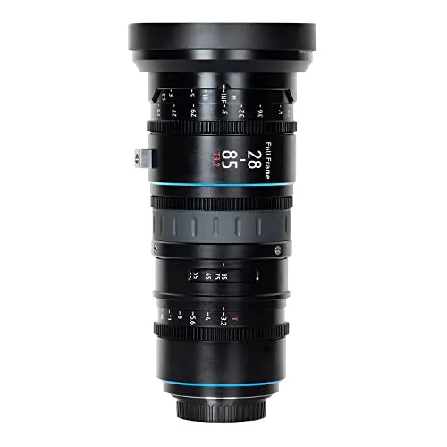 SIRUI 28-85mm T3.2 Full-Frame Parfocal Zoom Cine Lens, für EF-Mount Kameras, Kompatibel mit BMPCC-6k, BMPCC-6k-pro, EOS C300 Mark III, EOS C500 Mark II, Professionelles EF-Mount Objektiv