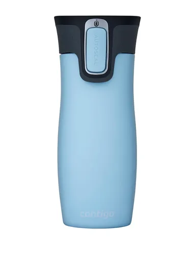 Contigo West Loop Autoseal Thermobecher - Thermobehälter mit 470 ml, auslaufsicher und hält Getränke bis zu 5 Stunden heiß oder 12 Stunden kalt – ideal für unterwegs.