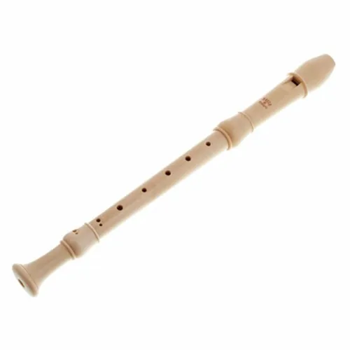 Flauto Rondo Alto 2300 Blockflöte - 3-teilige Blockflöte aus naturbelassenem Ahorn, mit barocker Griffweise und Doppellöchern. Ideal für Einsteiger und Fortgeschrittene, geliefert in eleganter Baumwolltasche mit Ledereinfassung.