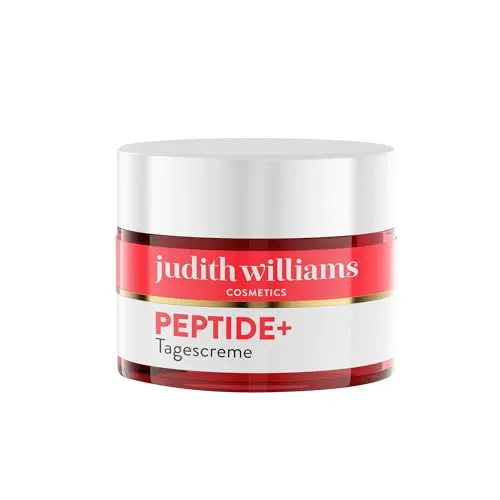 Judith Williams Cosmetics Peptide+ Tagescreme, Gesichtspflege mit Neuropeptide und Hyaluronsäure, reduziert Mimikfalten Faltenbildung, 50 ml