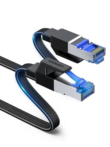 UGREEN CAT 8 LAN Kabel 40000Mbit/s Netzwerkkabel Ethernet Kabel (2M)