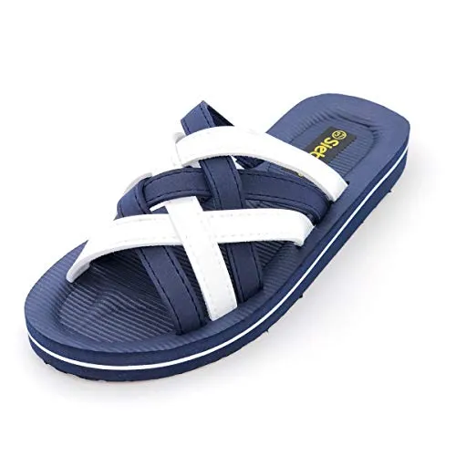 Badepantolette SIEBI`S Gr. 40, blau - Sportliche Badeschuhe aus leichtem EVA-Material, das sich optimal an den Fuß anpasst. Ideal für Strand und Freizeit.
