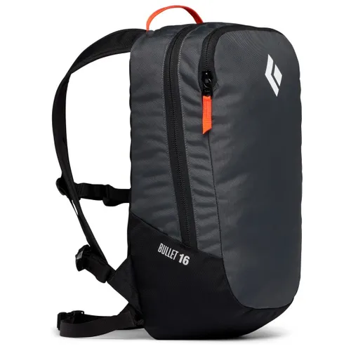 Black Diamond Bullet 16 Backpack carbon - Kletterrucksäcke mit 16 Litern Volumen, aus recycelten Materialien, abnehmbarer Hüftgurt und ideal für Outdoor-Abenteuer.