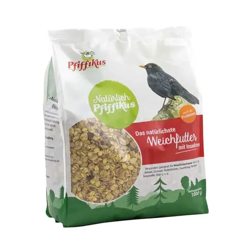 Natürlich Pfiffikus Weichfutter mit Insekten 1 kg