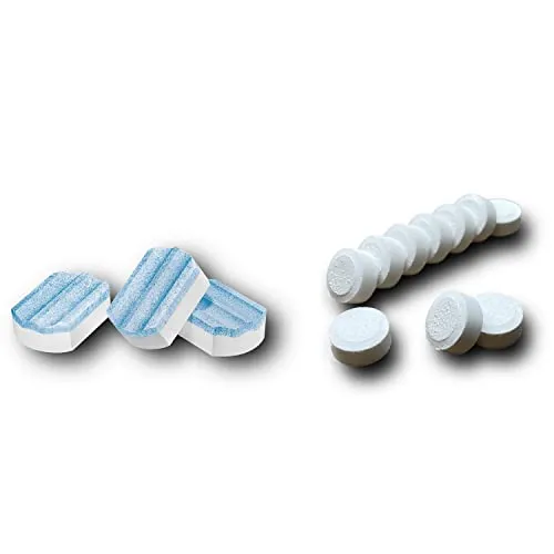 Entkalkungstabletten + 10 Reinigungstabletten passend für Siemens EQ.6 plus s700, Reiniger und Entkalker Tabs (3a36 + 10x2,2) 3