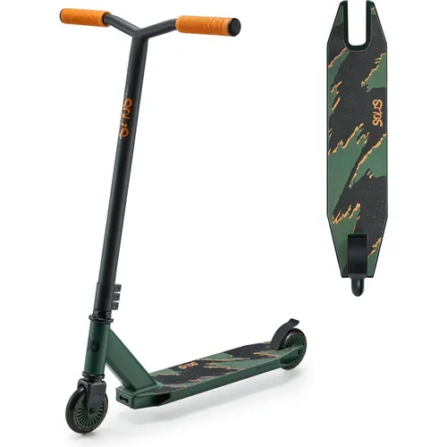 Kinderkraft SOLIS Scooter – Sportlicher Cityroller für Kinder & Erwachsene bis 100 kg, Grün - Kinderfahrzeuge – Der Kinderkraft SOLIS Scooter vereint stilvolles Design und robuste Konstruktion für ein sicheres Fahrerlebnis. Ideal für Stadt und Schule, leicht und kompakt für unterwegs.