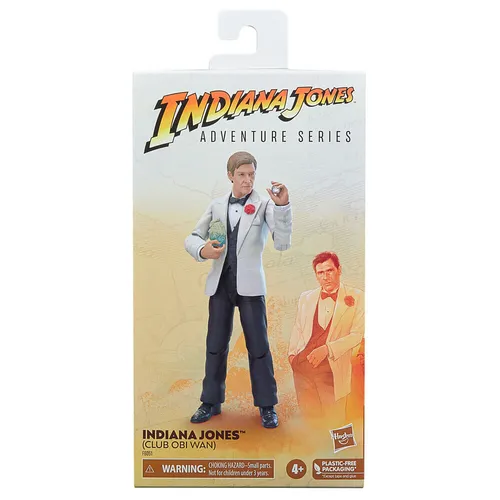 Indiana Jones Club Obi Wan Temple of Doom Adventure Series 15cm Figur Hasbro
