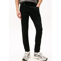 Tommy Jeans Austin Slim Tprd Dh4288 - Herren Denim Black, 33W/30L - Jeans im Slim Tapered Fit, ideal für Büro und Alltag. Hoher Tragekomfort durch Stretchanteil und lässiges Design. Ein zeitloser Klassiker mit gestickter Tommy Jeans Flag.
